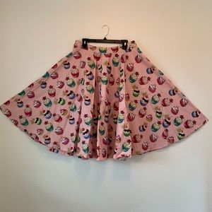NWT Pink Cupcake Circle Skirt 50s style - Lindy Bop